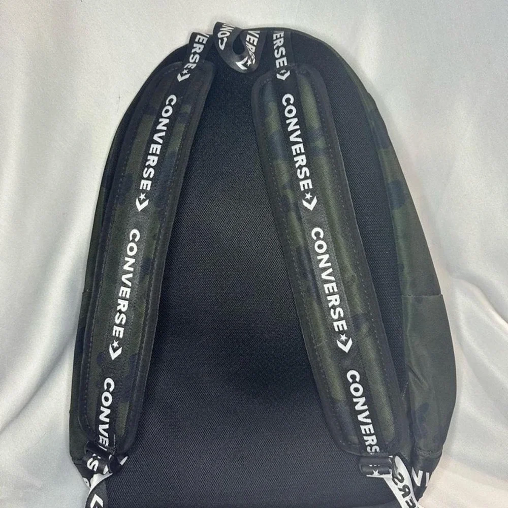 Converse green camo backpack